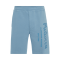 Alexander McQueen Graffiti Shorts "Sky Blue"