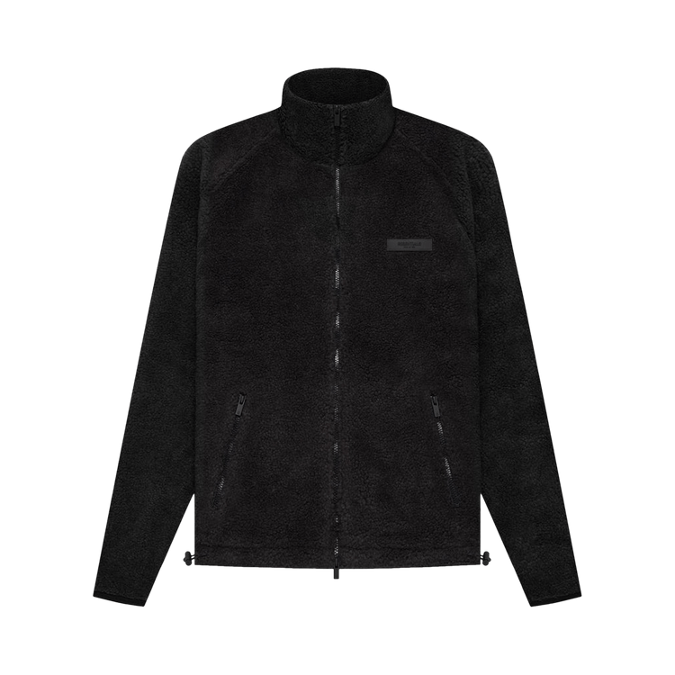 Fear of God Essentials Polar Fleece Full Zip Jacket "Iron"