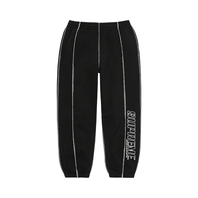 Supreme Coverstitch Sweatpant "Black"
