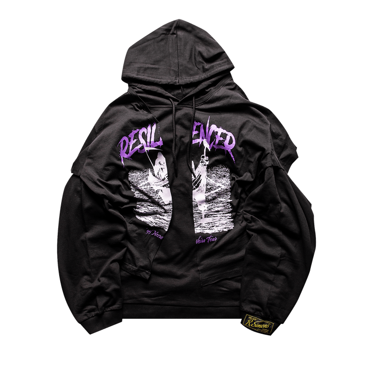 Raf Simons Resilencer Doubled Hoodie "Black"