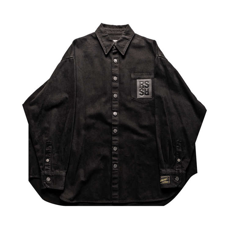 Raf Simons RS Big Fit Denim Shirt "Black"