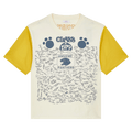 ERL Class 1980 T-Shirt Knit "White/Yellow"