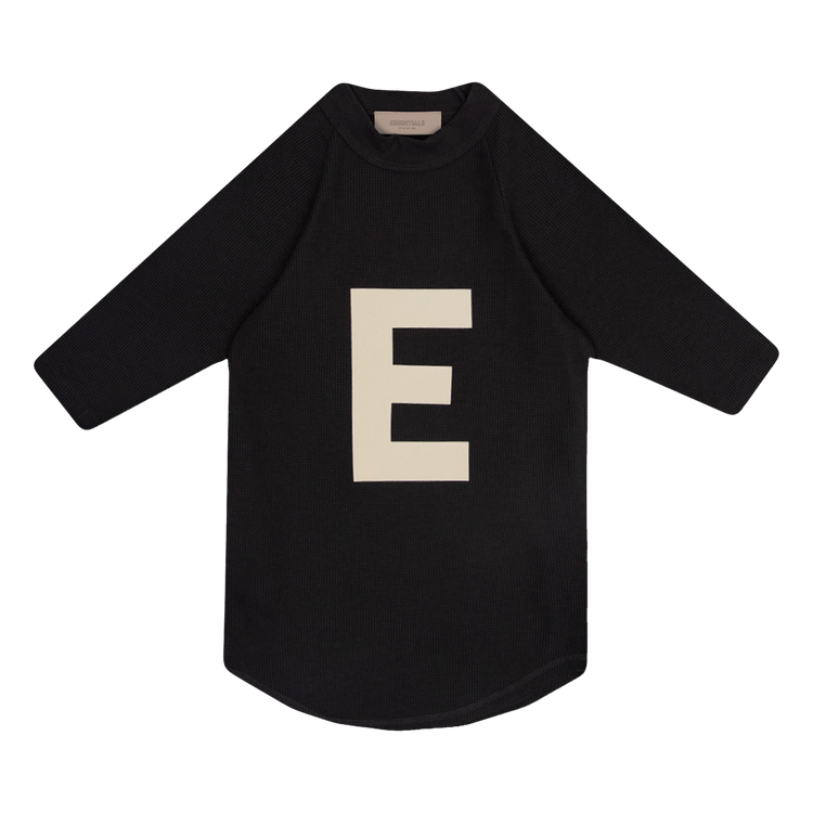 Fear of God Essentials Kids Big E Waffle Tee "Iron"