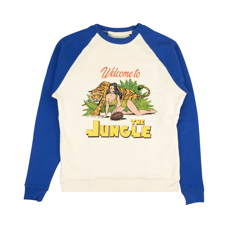 Just Don Svelta Jungle Crewneck Sweatshirt "White"