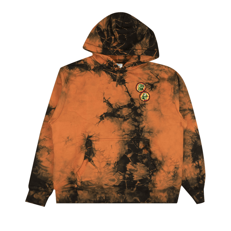 Just Don Monster Vs Robot Pullover Hoodie Sweatshirt "Orange"