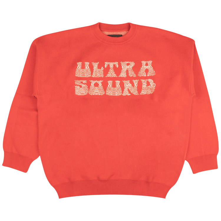 Just Don Ultra Sound Pullover Sweater "Red"