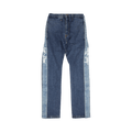 Just Don Logo Side Strap Denim Snap Jeans "Blue"
