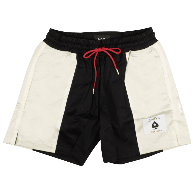 Just Don Dealers Tennis Shorts "Black/White"