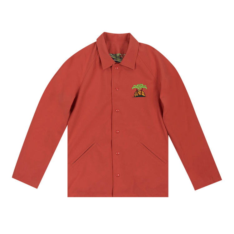 Just Don Reversible Varsity Jacket "Coral/Pink"