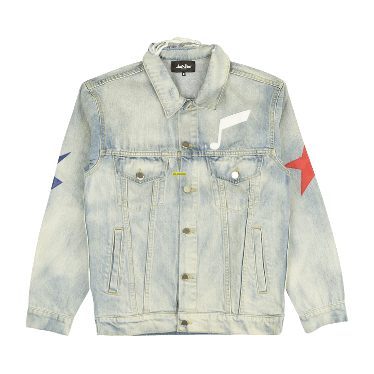 Just Don Sound Light Wash Denim Jacket "Indigo"