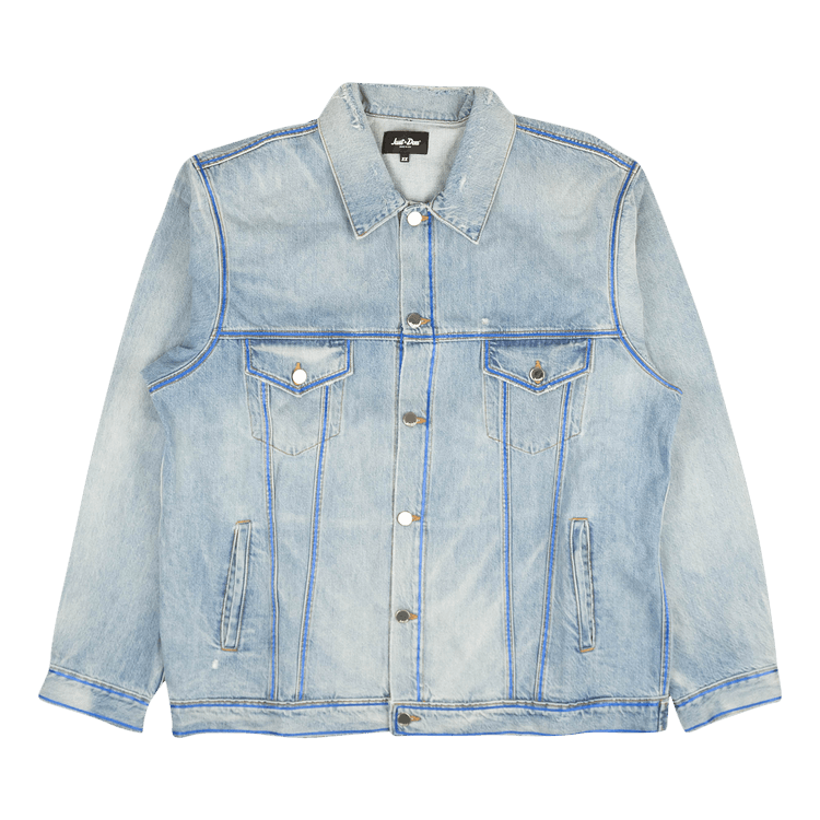 Just Don Sound Lightning Denim Trucker Jacket "Blue"