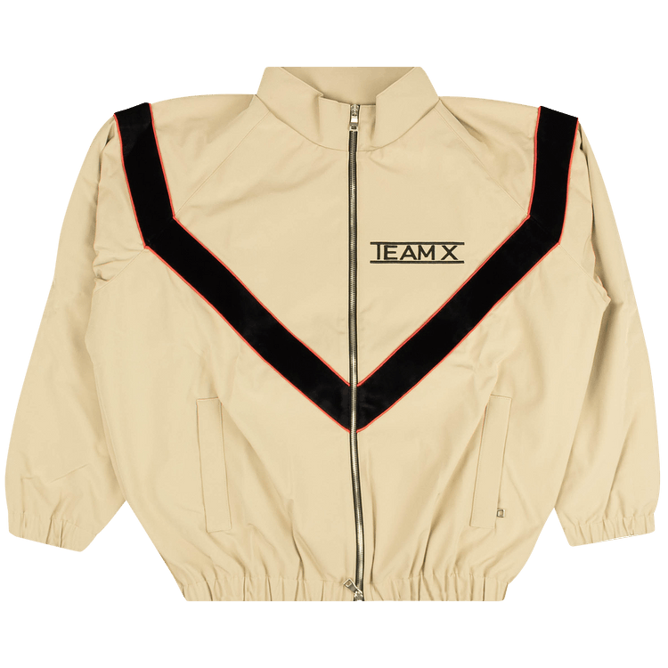 Just Don Team X Army Zip Up Track Jacket "Tan"