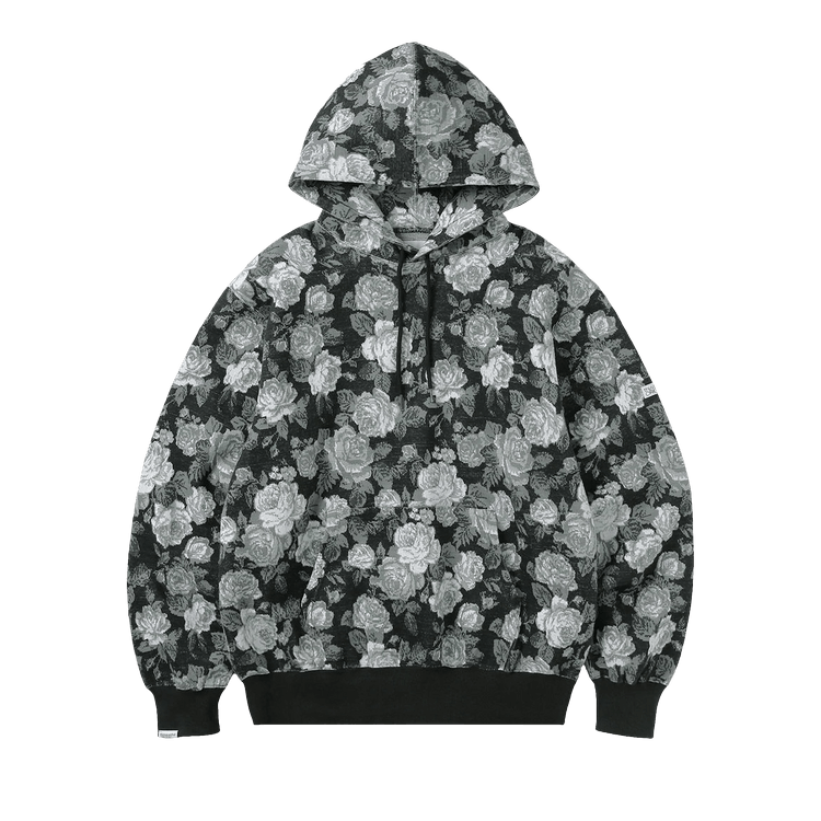 thisisneverthat Jacquard Flower Hoodie "Black"