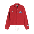 Reese Cooper Patches Nylon Coaches Jacket "Red"