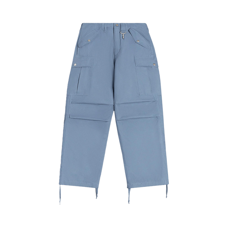 Reese Cooper Brushed Cotton Canvas Cargo Pants "Navy Blue"