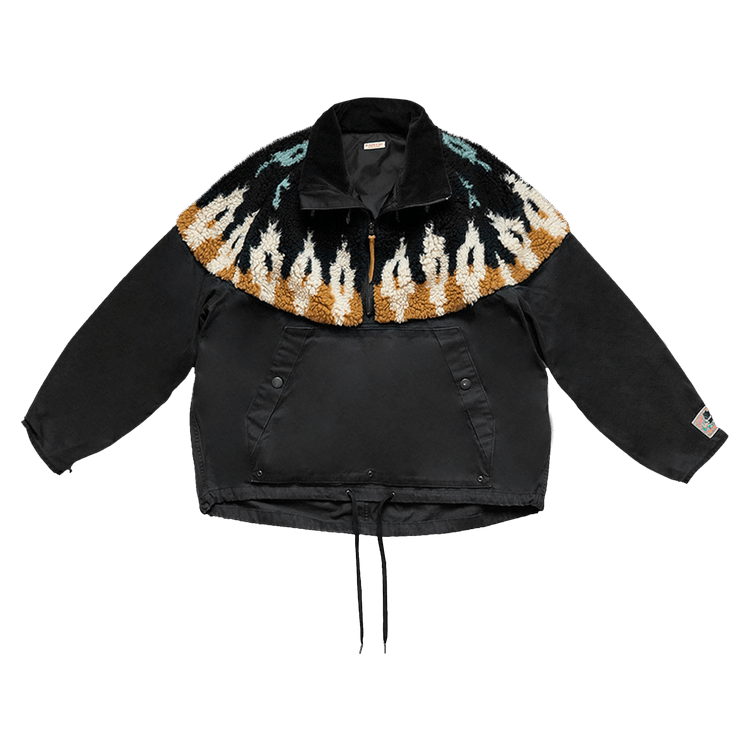 Kapital Chino x BOA Fleece Nordic Anorak "Black"