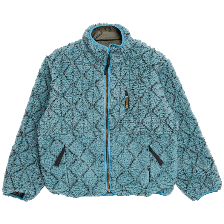 Kapital Do-Gi Sashiko BOA Fleece Reversible Blouson "Blue"