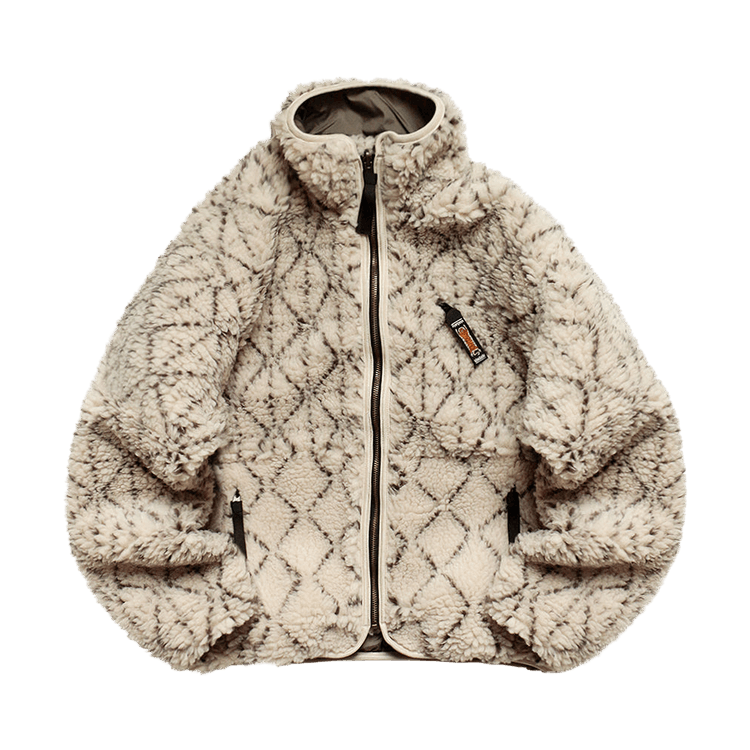 Kapital Do-Gi Sashiko BOA Fleece Reversible Blouson "Ecru"