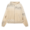 Kapital Fleece Knit Bandana Bivouac Hooded Blouson "Ecru"