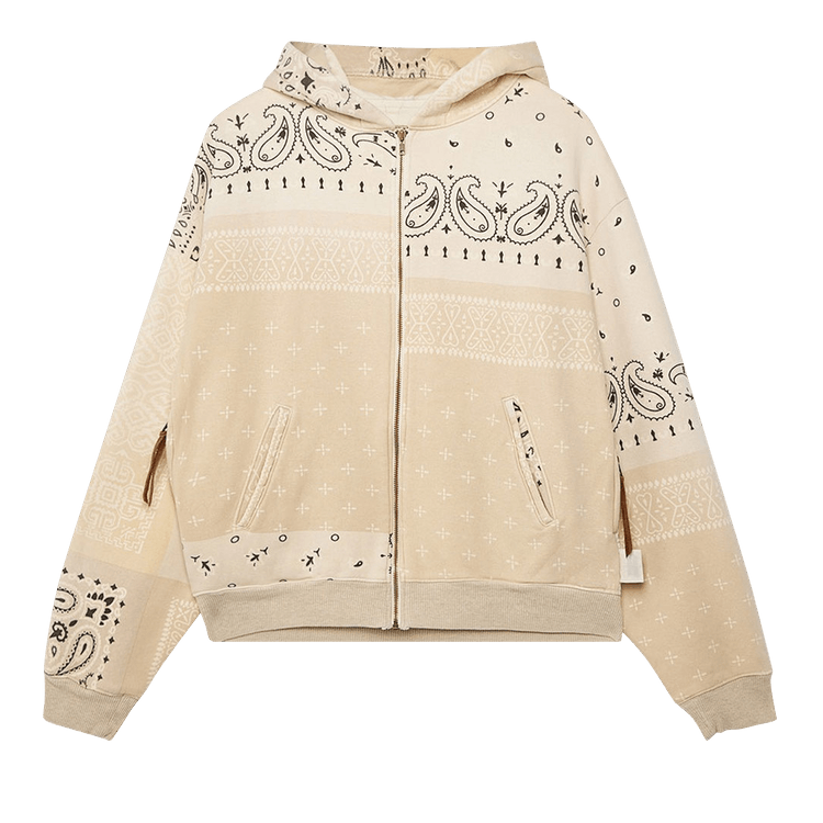 Kapital Fleece Knit Bandana Bivouac Hooded Blouson "Ecru"