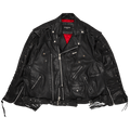 Balenciaga Upcycled Biker Jacket "Black"