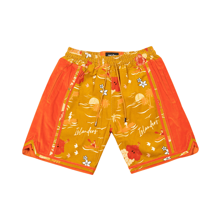 Just Don Island Shorts "Red/Brown"