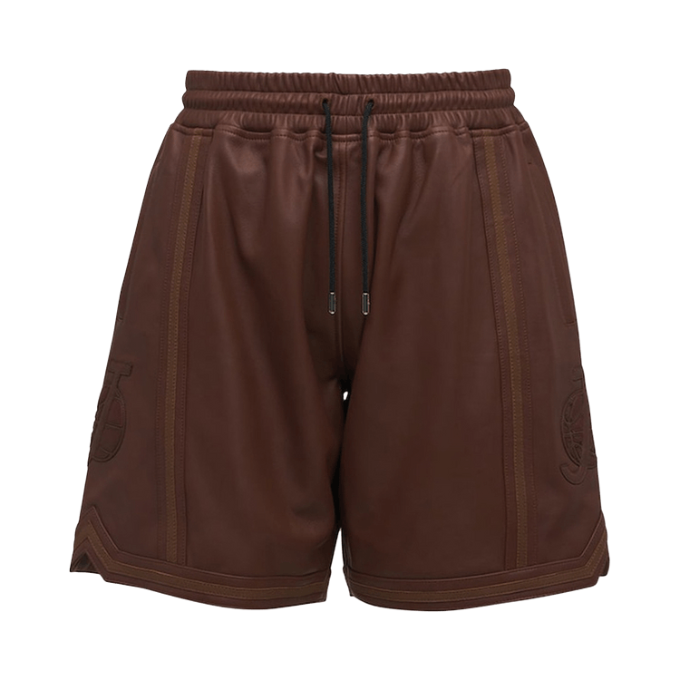 Just Don Leather Short "Brown"