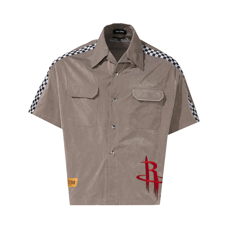 Just Don Memory Taffetas Shirt "Brown"