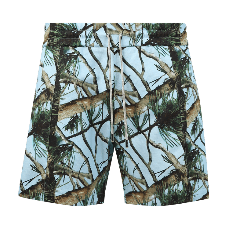 Just Don Pine Print Shorts "Blue"