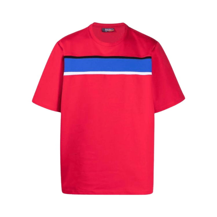 Just Don Striped T-Shirt "Red Blue"