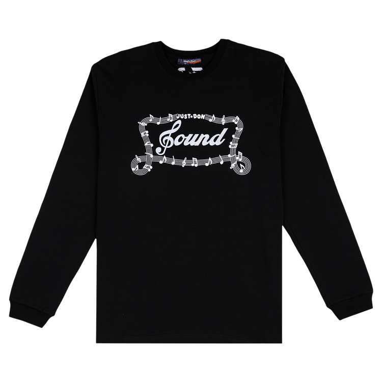 Just Don Sound Long-Sleeve T-Shirt "Black"