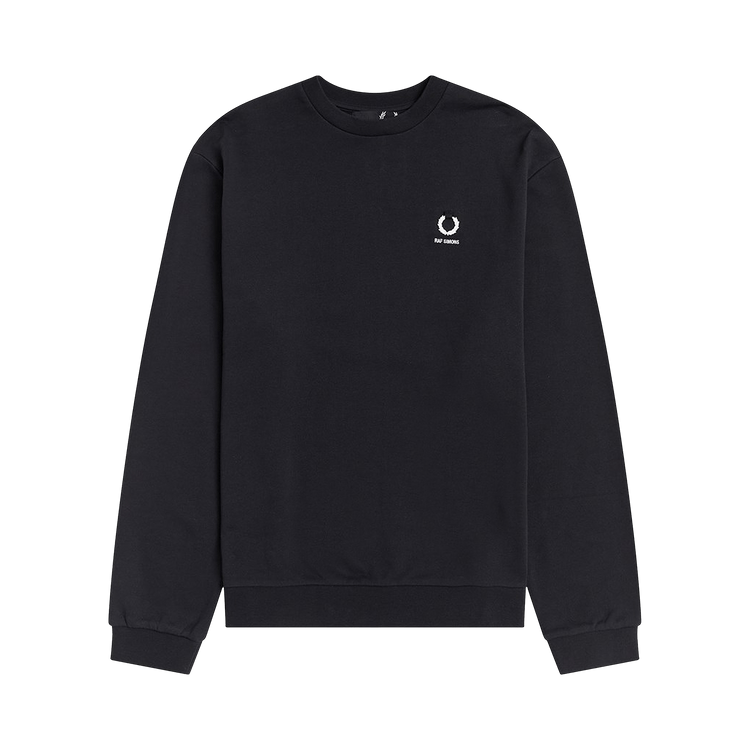 Fred Perry x Raf Simons Raf Laurel Detail Sweatshirt "Black"