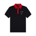 Fred Perry x Raf Simons Slim Fit Contrast Collar Polo "Black"