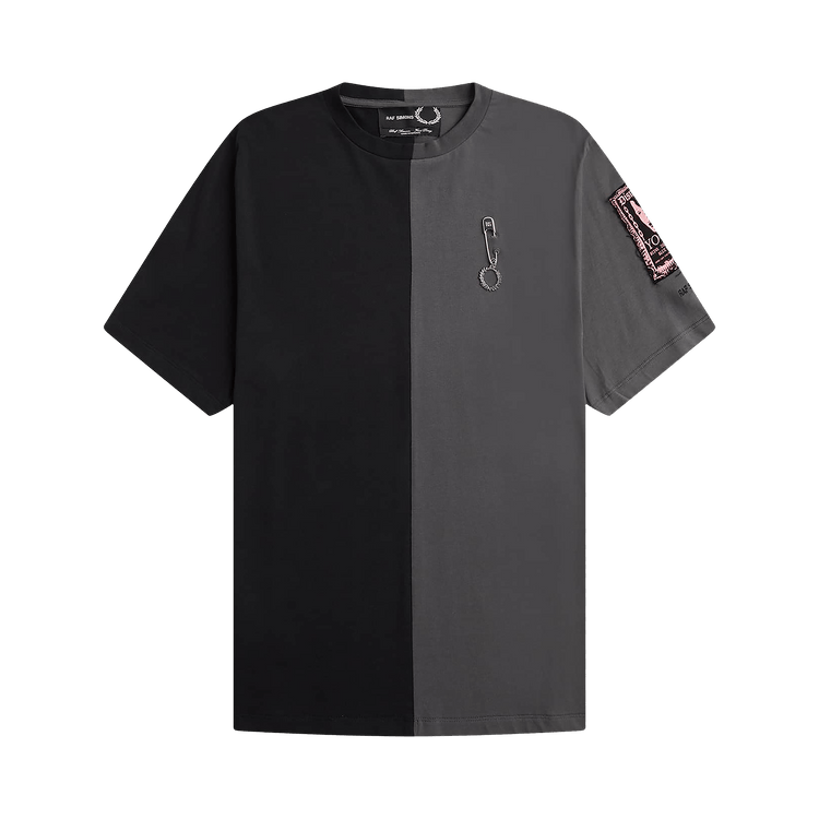 Fred Perry x Raf Simons Split T-Shirt "Dark Grey"