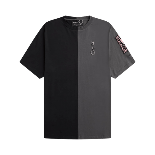 Fred Perry x Raf Simons Split T-Shirt "Dark Grey"