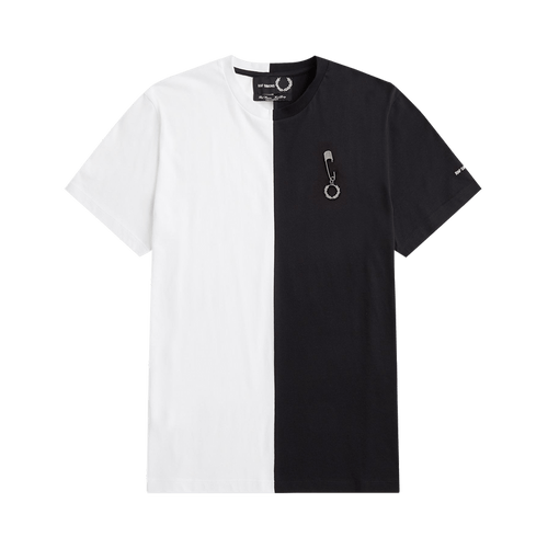 Fred Perry x Raf Simons Split T-Shirt "Black"