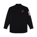 Fred Perry x Raf Simons Back Patch Oversized Shirt "Black"