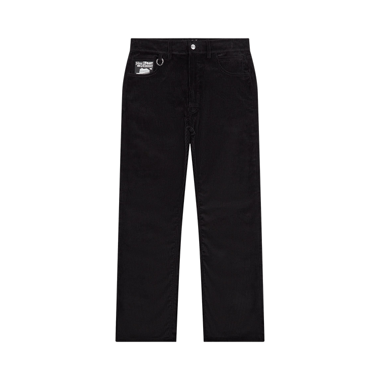 Fred Perry x Raf Simons Jumbo Corduroy Trousers "Black"