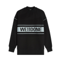 We11done Reflective Logo Pullover "Black"