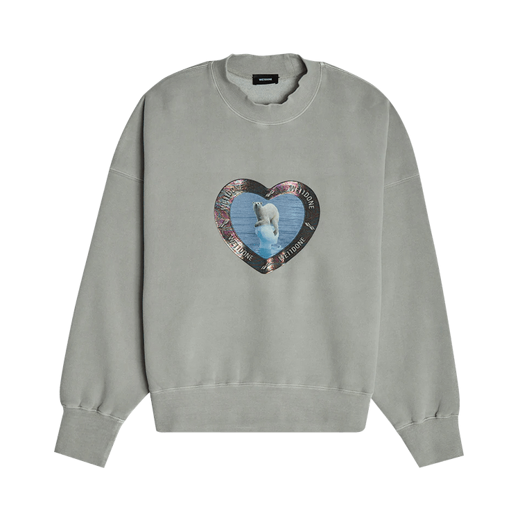 We11done Thermo Sensitive Polar Bear Sweatshirt "Ivory"