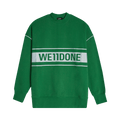 We11done Reflective Logo Pullover "Green"