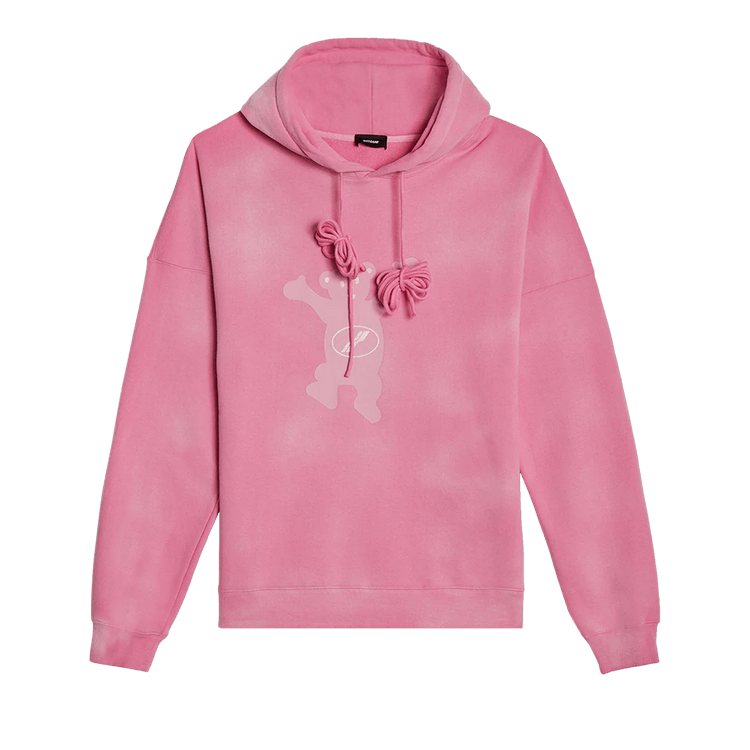 We11done Teddy Hoodie "Pink"
