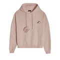 We11done Iridescent Logo Hand Bleached Hoodie "Pink"