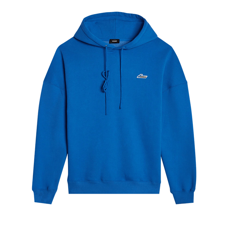 We11done WD Embroidered Logo Hoodie "Blue"