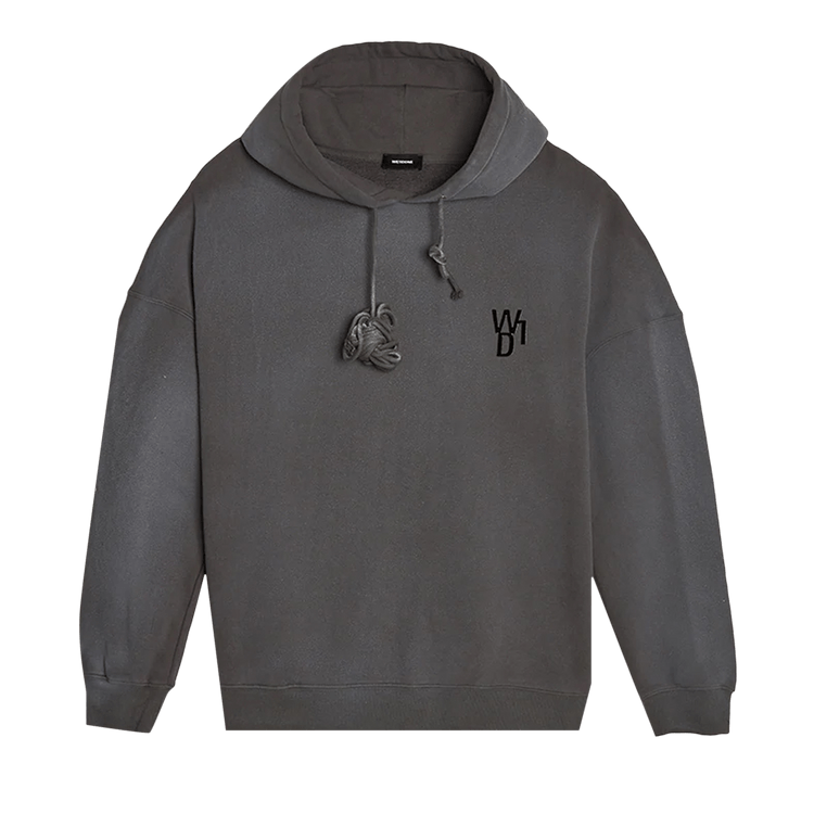 We11done Glow In The Dark Teddy Hoodie "Black"