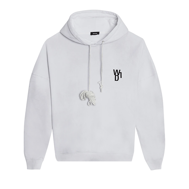 We11done Glow In The Dark Teddy Hoodie "White"