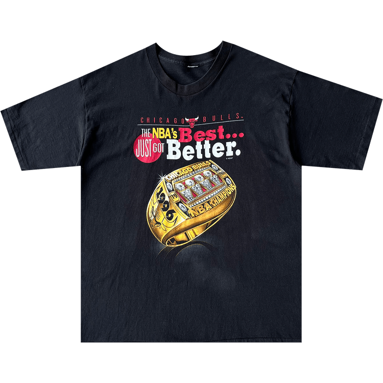 Pre-Owned Vintage 1996 Chicago Bulls NBA Champs Tee "Black"