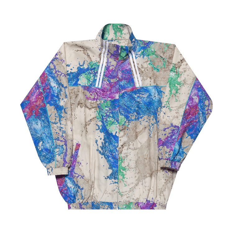 Martine Rose Oversized Track Jacket "Grey Splash Print"