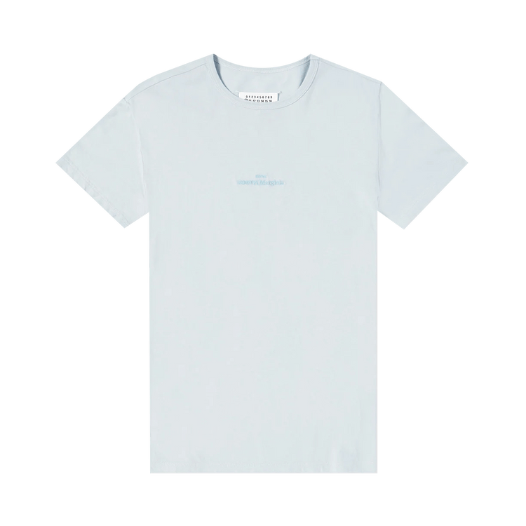Maison Margiela Upside Down Logo T-Shirt "Light Blue"
