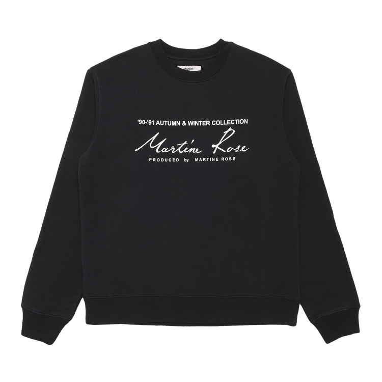 Martine Rose Classic Crewneck "Black"
